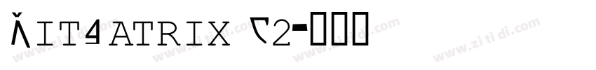bitMatrix C2字体转换